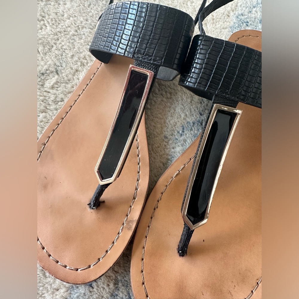 Aldo Sandals Black Size 7.5 - Picture 7 of 8